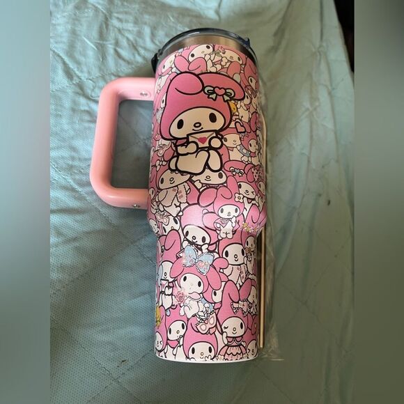 Sanrio Pink My Melody Stainless Steel Tumbler - Picture 2 of 9